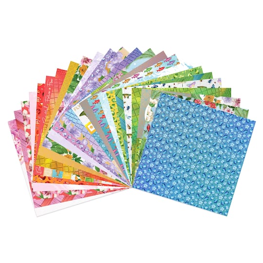 Craft Smith 12" x 12" Magical Paradise Paper Pad, 48 Sheets